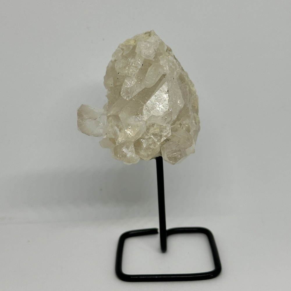 Elegant Crystal Sculpture on Stand